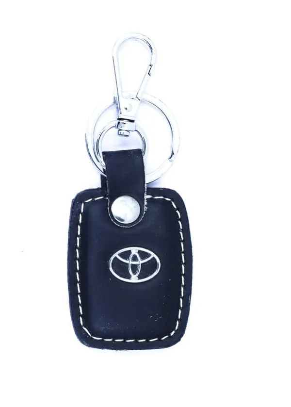 Black_Leather_Keychain_For_Home_Decor_Pack_Of_1