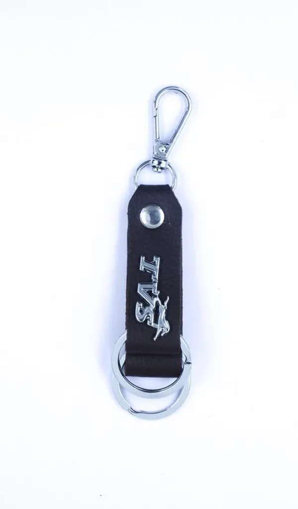 Black_Leather_Keychain_For_Home_Decor_Pack_Of_1