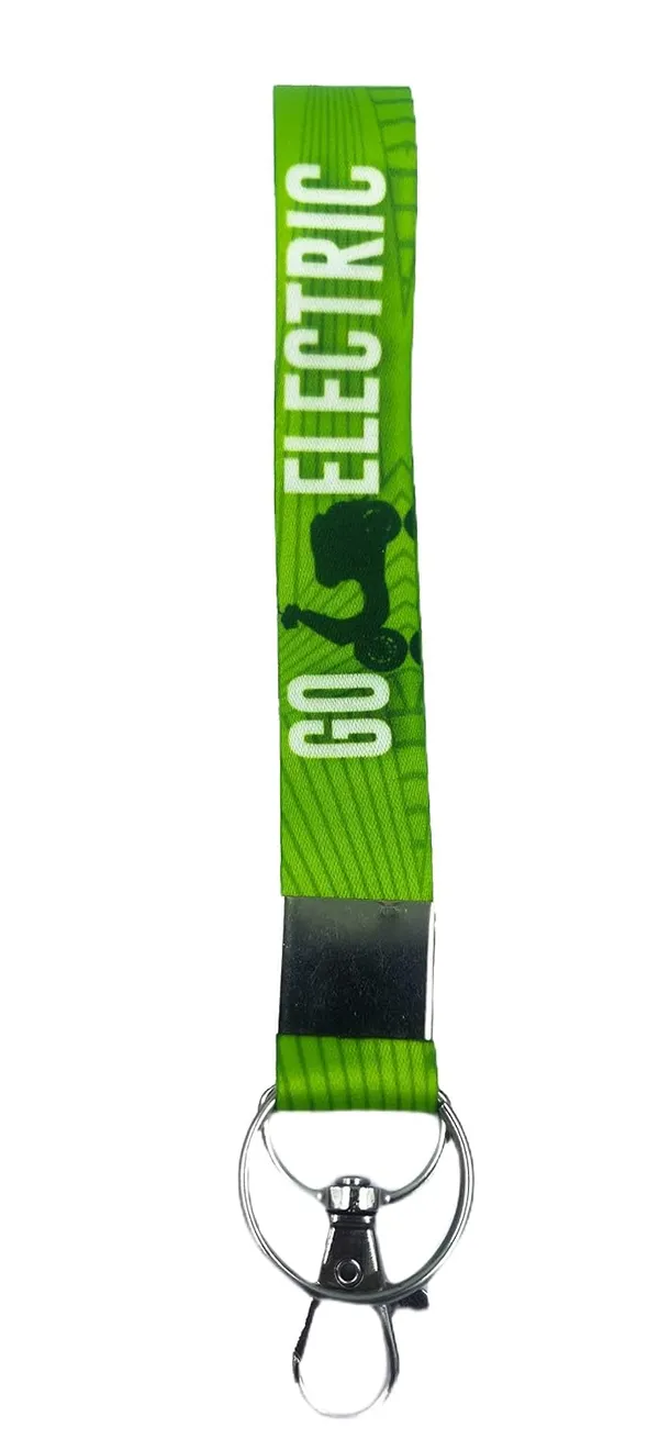 Festilo_Green_Satin_Bike_Lanyard_For_Bike,_Car_Pack_Of_1