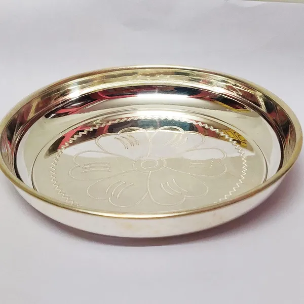 Silver_Metal_Pooja_Plate_For_Home_Decor