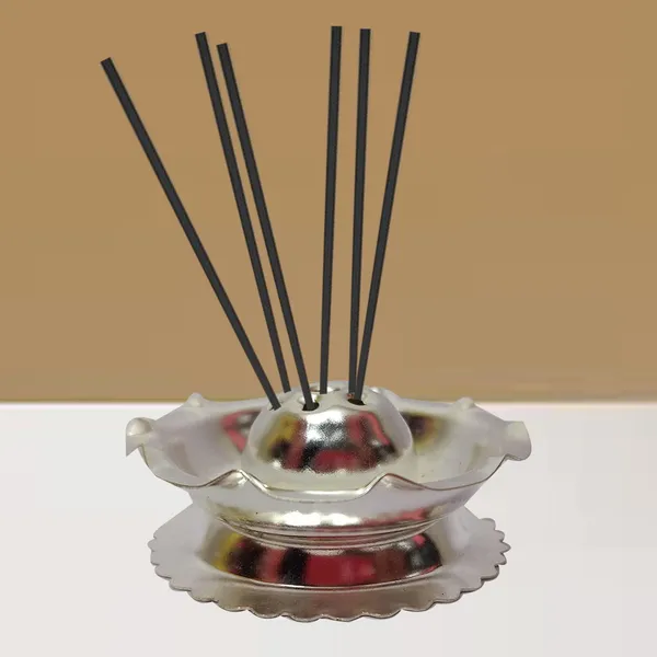 Silver_Metal_Incense_Holder_For_Home_Decor