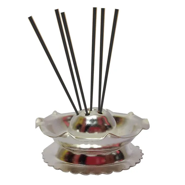 Silver_Metal_Incense_Holder_For_Home_Decor