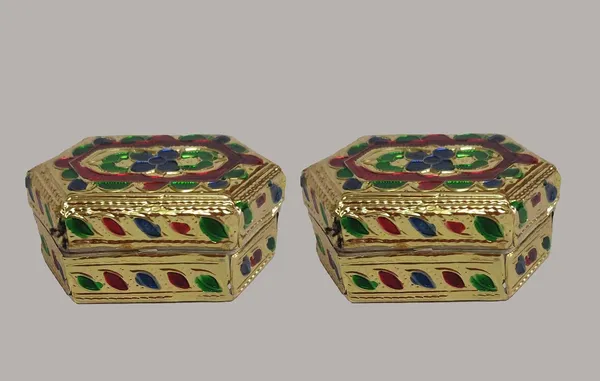 Festilo_Multicolor_Plastic_Meenakari_Kumkum_Box