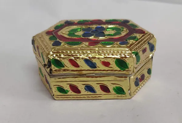 Festilo_Multicolor_Plastic_Meenakari_Kumkum_Box