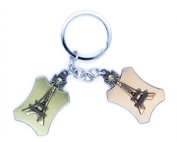 Antique_And_Rose_Gold_Metal_Keychain_For_Home_Decor_Pack_Of_1
