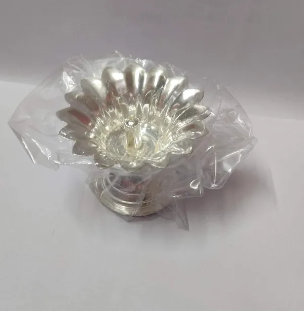 Brown_German_Silver_Diya_For_Home_Decor