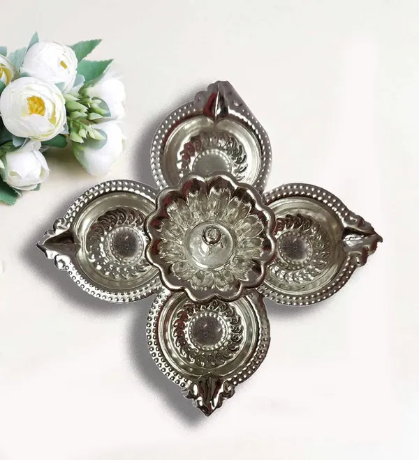 Brown_German_Silver_Diya_For_Home_Decor