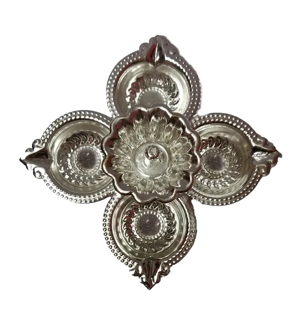 Brown_German_Silver_Diya_For_Home_Decor