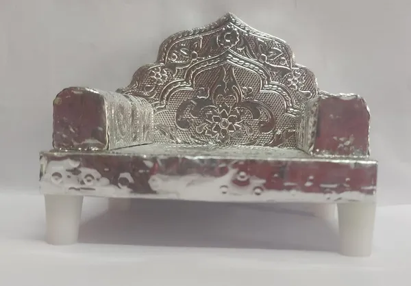Silver_Wood_Singhasan_For_Home_Decor