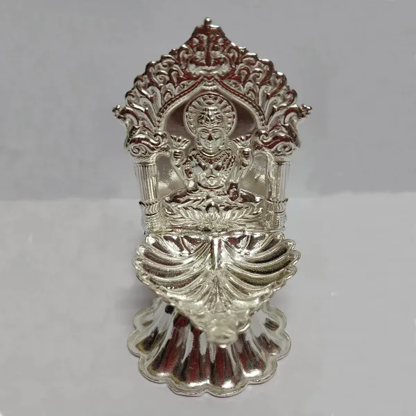 Grey_Polyester_Diya_For_Home_Decor