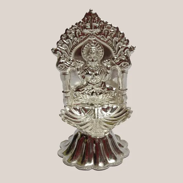Grey_Polyester_Diya_For_Home_Decor