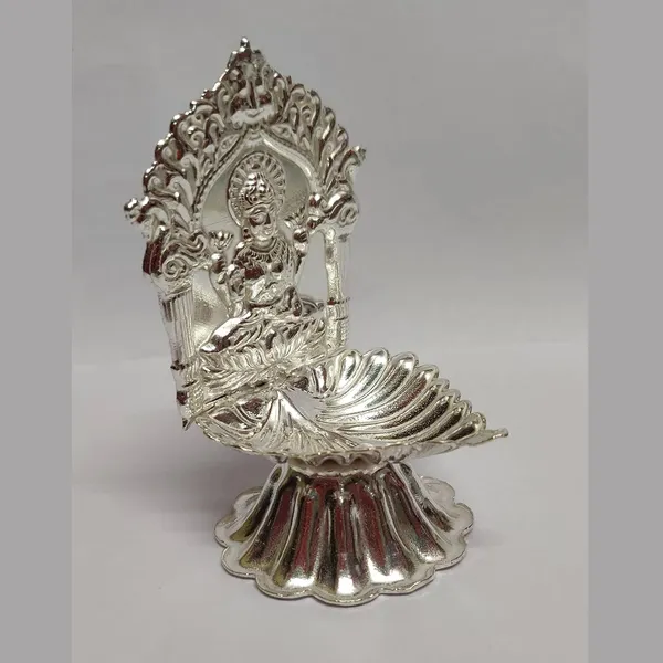 Grey_Polyester_Diya_For_Home_Decor