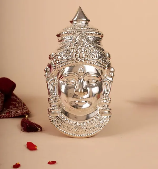 Festilo_Silver_Silver_Plated_Metal_Face_Mukhota