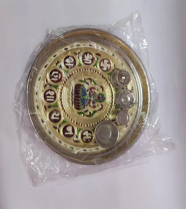 Golden_Stainless_Steel_Meenakari_Pooja_Thali_For_Home_Decor