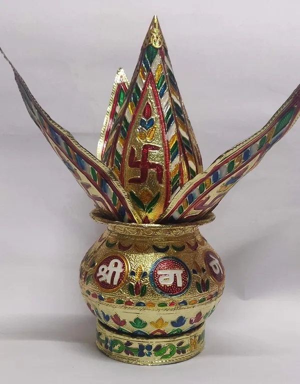 Brown_Aluminum_Puja_Kalash_For_Home_Decor