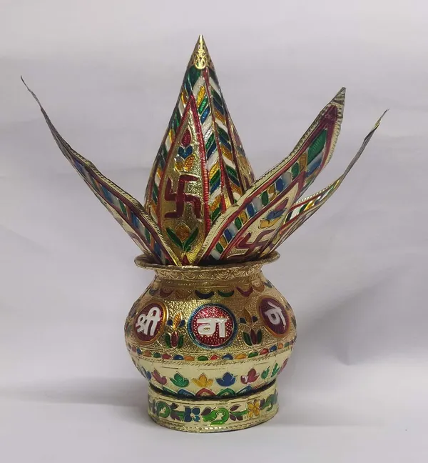 Brown_Aluminum_Puja_Kalash_For_Home_Decor