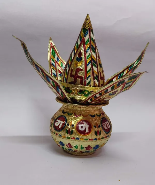 Brown_Aluminum_Puja_Kalash_For_Home_Decor