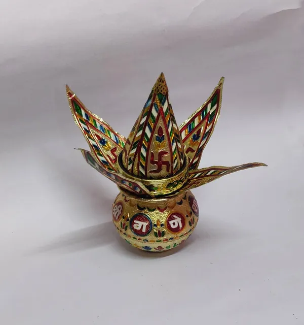 Brown_Aluminum_Puja_Kalash_For_Home_Decor