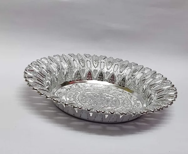 Festilo_Silver_Plastic_Serving_Tray