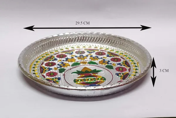 Brown_Plastic_Serving_Tray_For_Home_Decor
