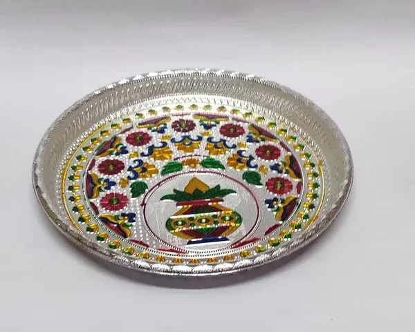 Brown_Plastic_Serving_Tray_For_Home_Decor