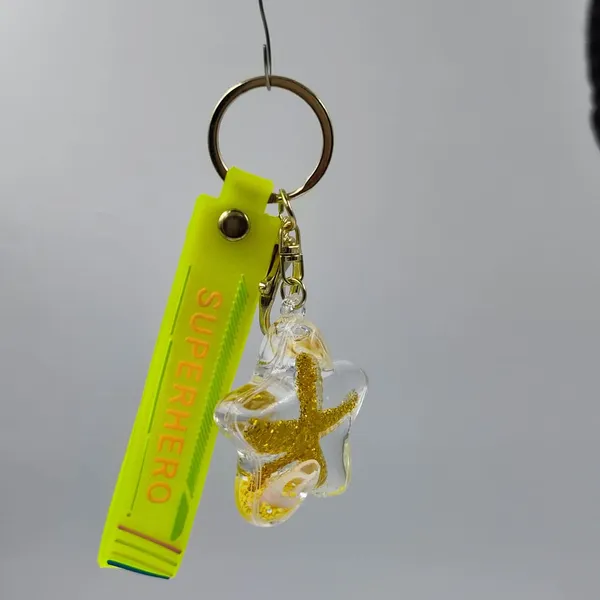 Yellow_Rubber_Keychain_For_Home_Decor