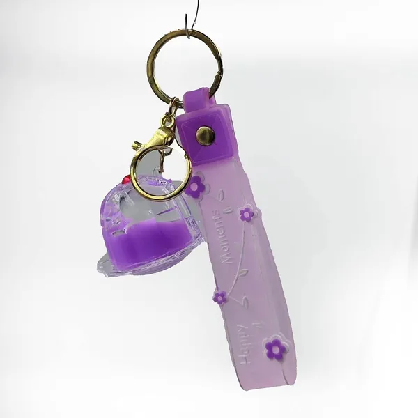 Purple_Rubber_Keychain_For_Home_Decor_Pack_Of_1