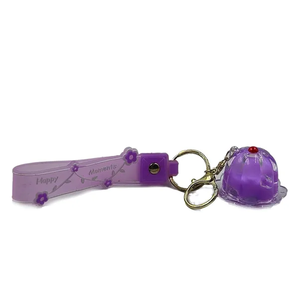 Purple_Rubber_Keychain_For_Home_Decor_Pack_Of_1