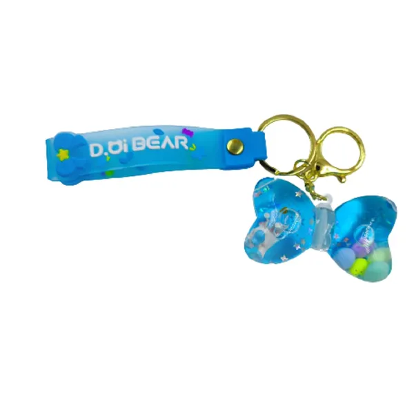 Blue_Rubber_Keychain_For_Home_Decor