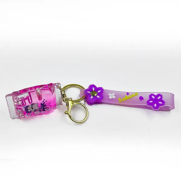 Purple_Rubber_Keychain_For_Home_Decor