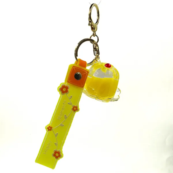 Yellow_Plastic_Keychain_For_Home_Decor_Pack_Of_1