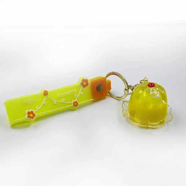 Yellow_Plastic_Keychain_For_Home_Decor_Pack_Of_1