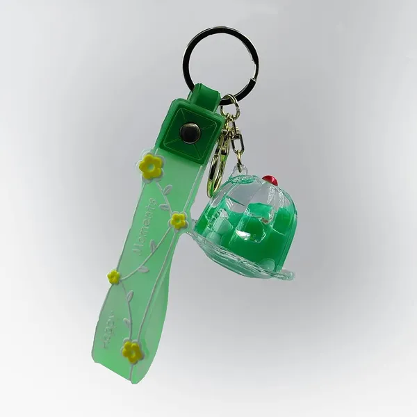 Blue_Plastic_And_Rubber_Keychain_For_Home_Decor