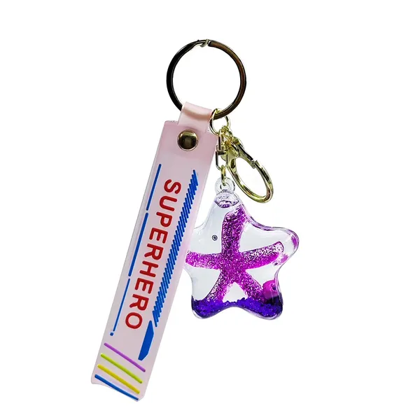 Purple_Rubber_Keychain_For_Home_Decor