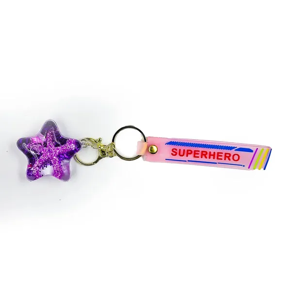 Purple_Rubber_Keychain_For_Home_Decor