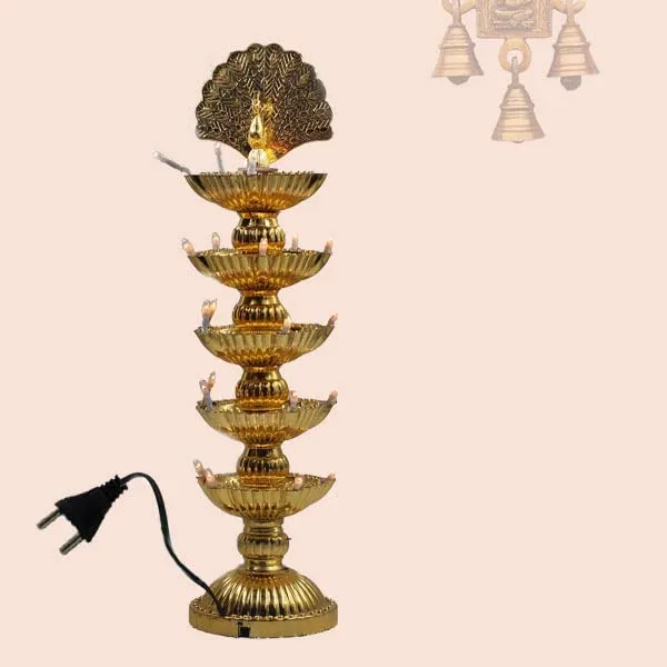 Gold_Plastic_Electric_Diya_For_Home_Decor