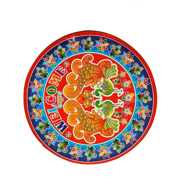 Red_Vinyl_Paper_Rangoli_Template_For_Home_Decor