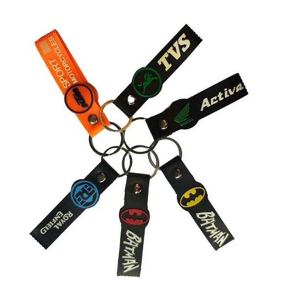 Orange_Rubber_Keychain_For_Home_Decor_Pack_Of_1
