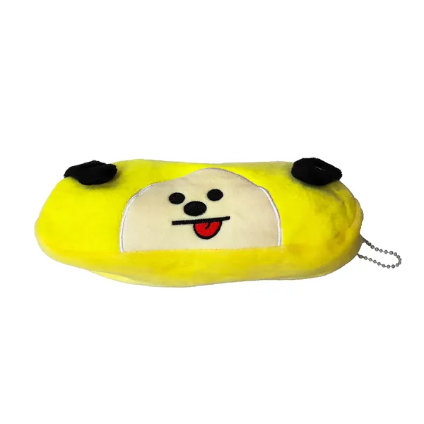 Yellow_Plush_Pencil_Case_For_Home_Decor