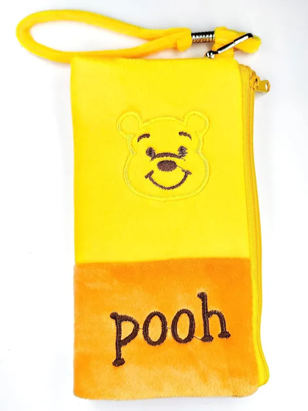 Yellow_Faux_Fur_Kids_Sling_Bag_For_Home_Decor