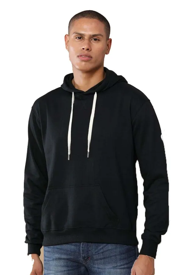 Black_Cotton_Fleece_Hoodie_For_Men