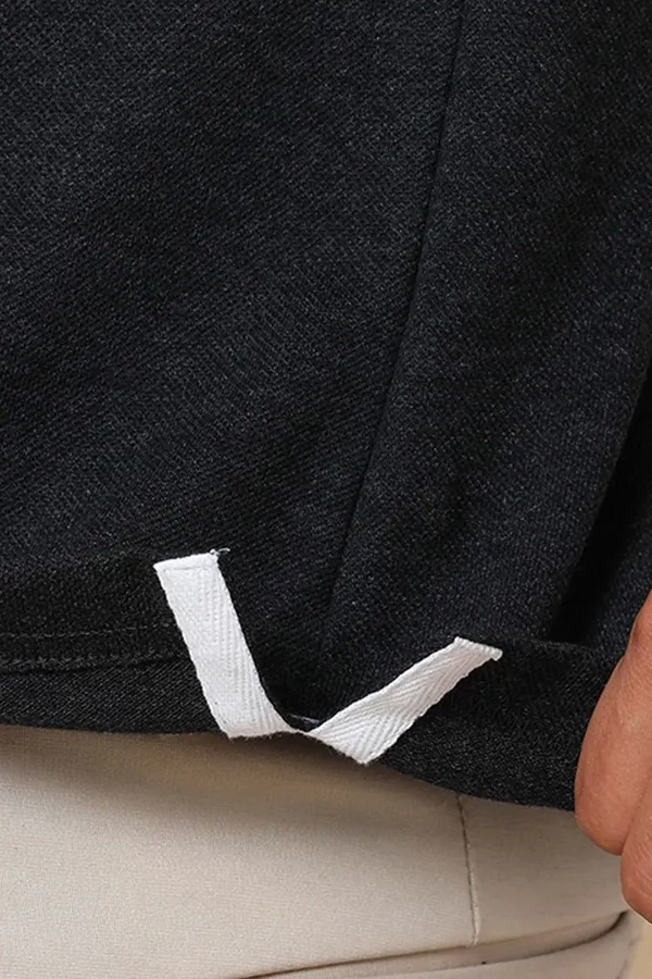 Charcoalmelange_Cotton_T_Shirt_For_Men