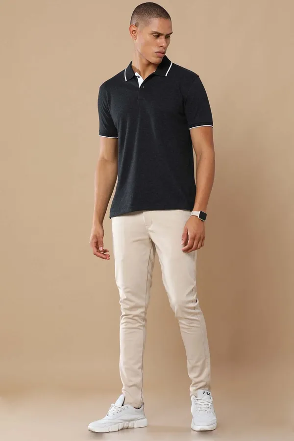 Charcoalmelange_Cotton_T_Shirt_For_Men