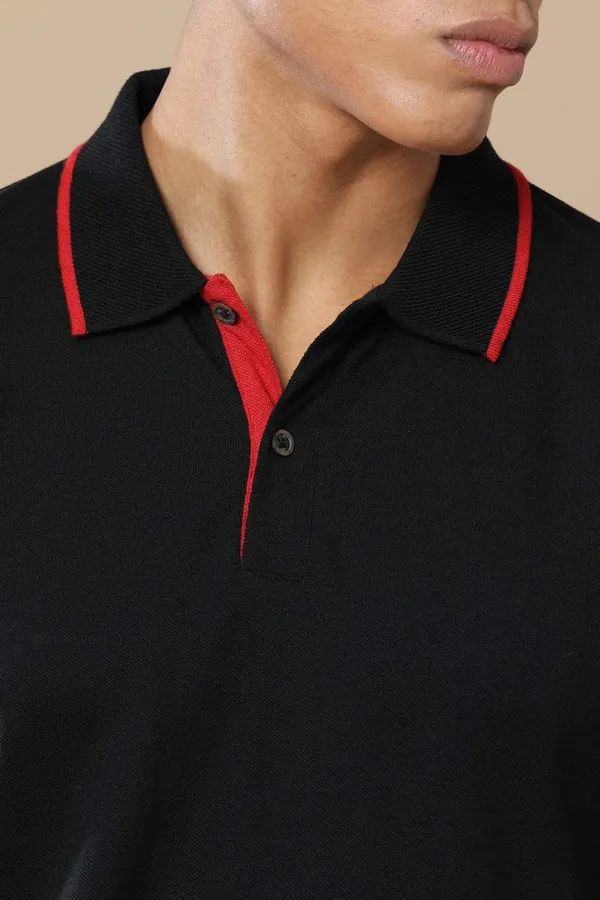 Classicblack_Cotton_T_Shirt_For_Men