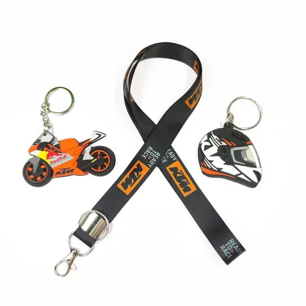 Black_Rubber_And_Polyster_Keychain_For_Home_Decor_Pack_Of_1