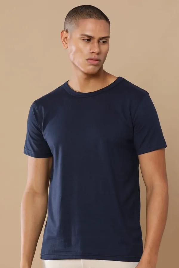 Midnightnavy_Cotton_T_Shirt_For_Men