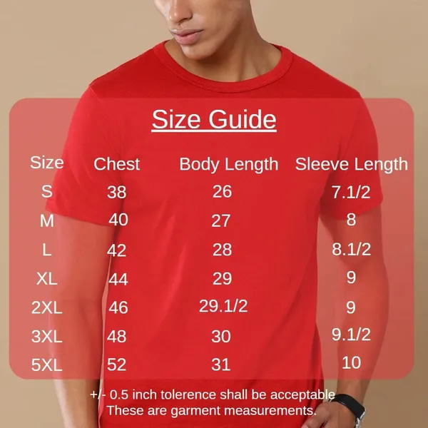 Heatherred_Cotton_T_Shirt_For_Men