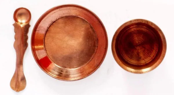 Festilo_Gold_Copper_Panchpatra_Set
