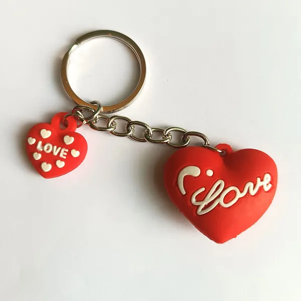 Red_Rubber_Keychain_For_Home_Decor_Pack_Of_1