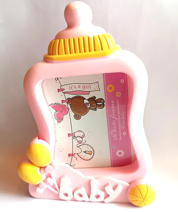 Peach_Plastic_Alarm_Clock_For_Home_Decor
